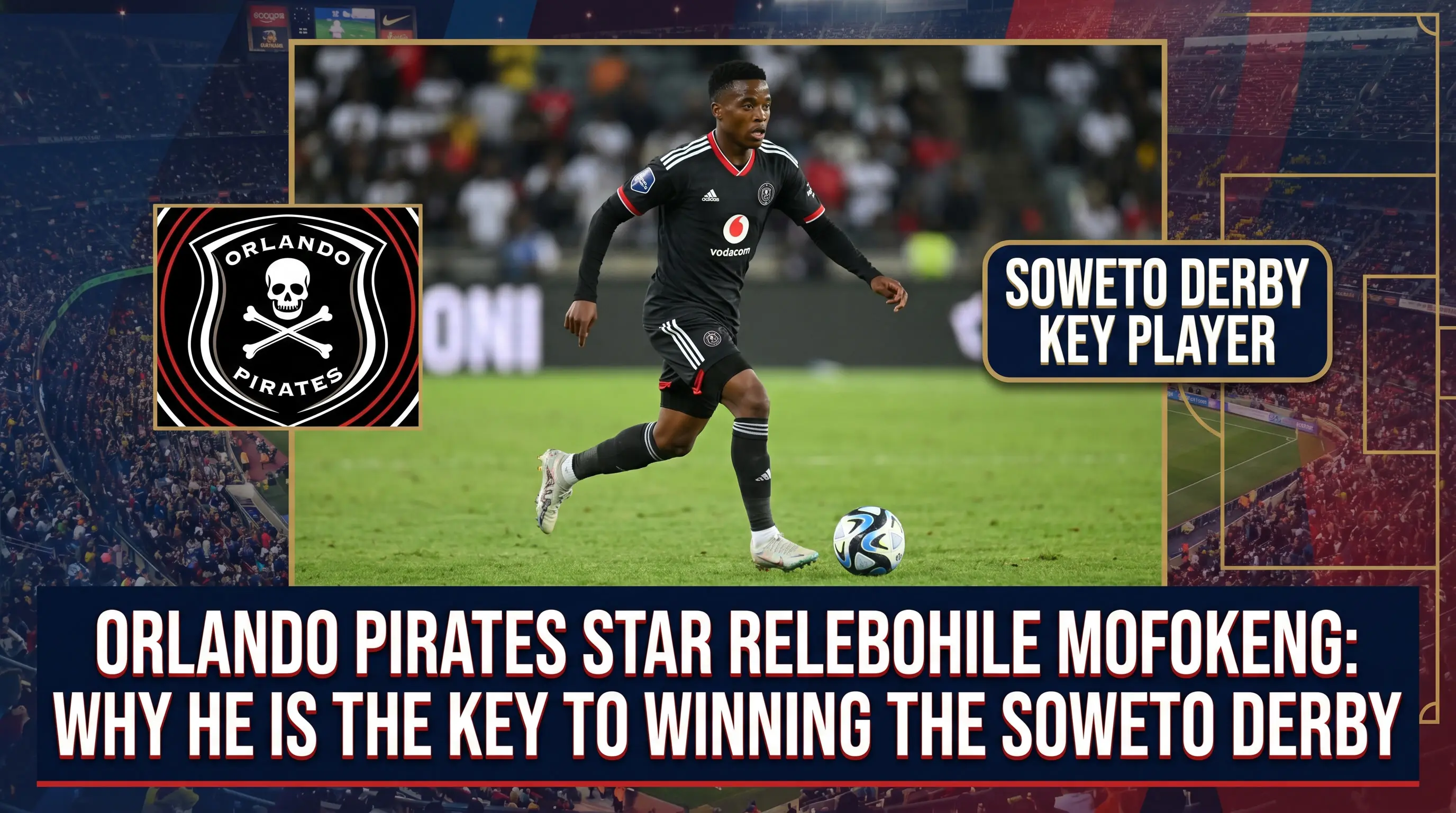 Orlando Pirates Star Relebohile Mofokeng: Why He is the Key to Winning the Soweto Derby