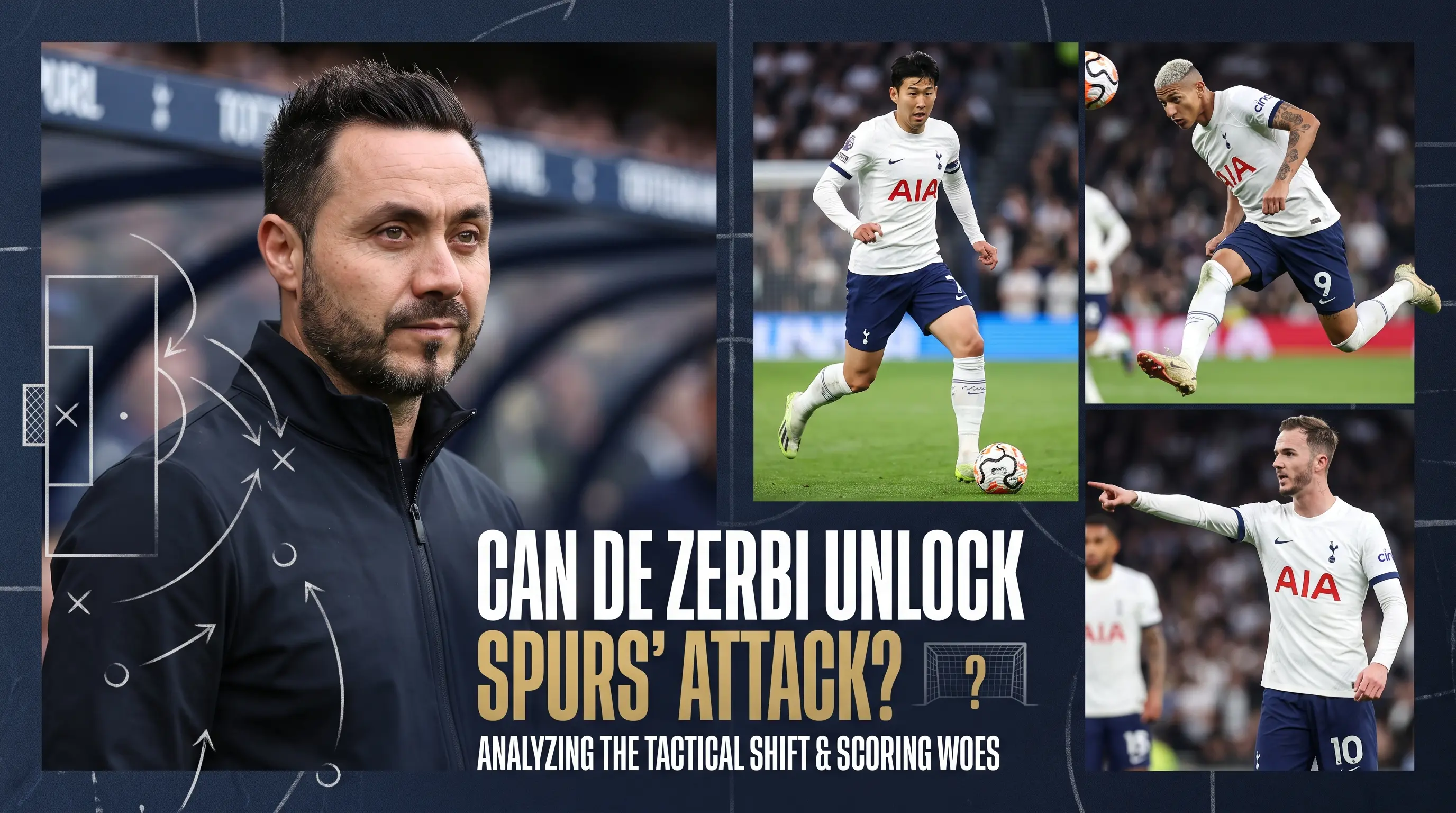 Can Roberto De Zerbi Find a Way to Make Spurs Score