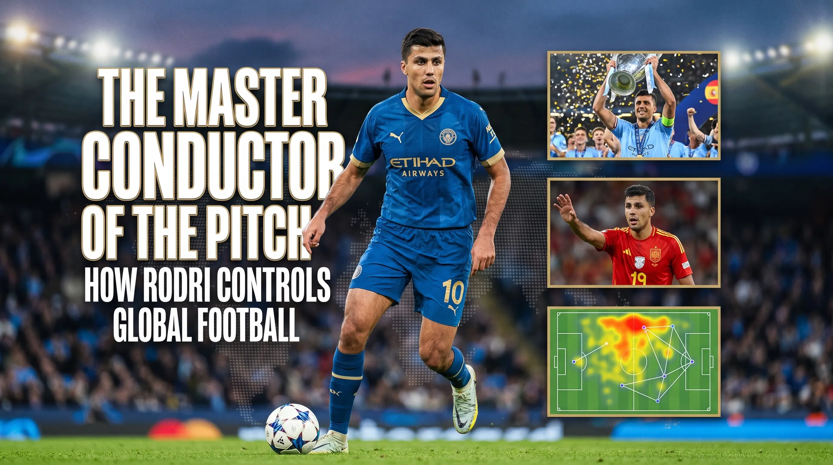 The Master Conductor of the Pitch: How Rodri Controls Global Football