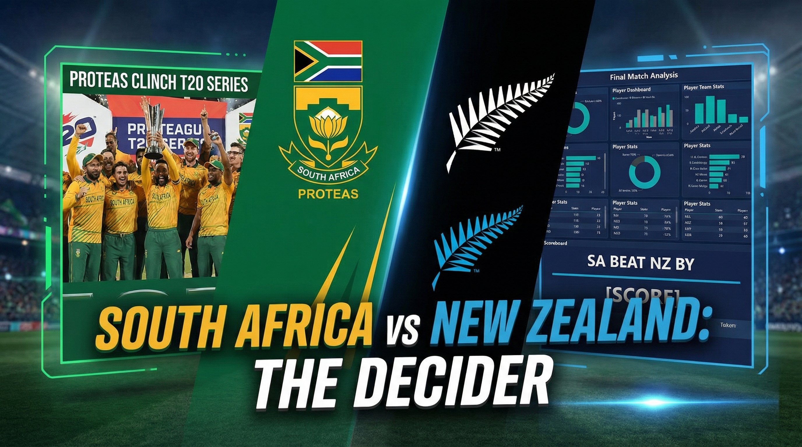 Proteas Clinch T20 Series Against New Zealand: Final Match Analysis