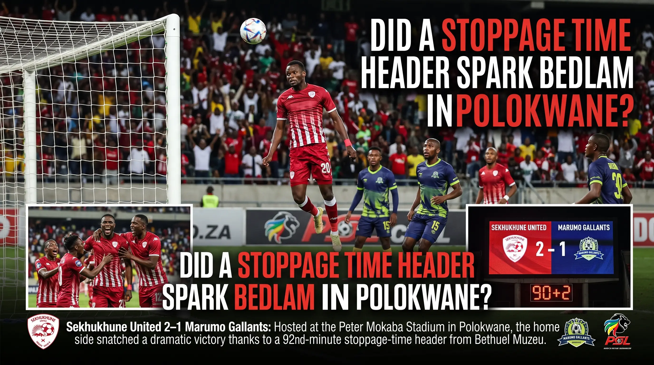 Did a Stoppage Time Header Spark Bedlam in Polokwane?