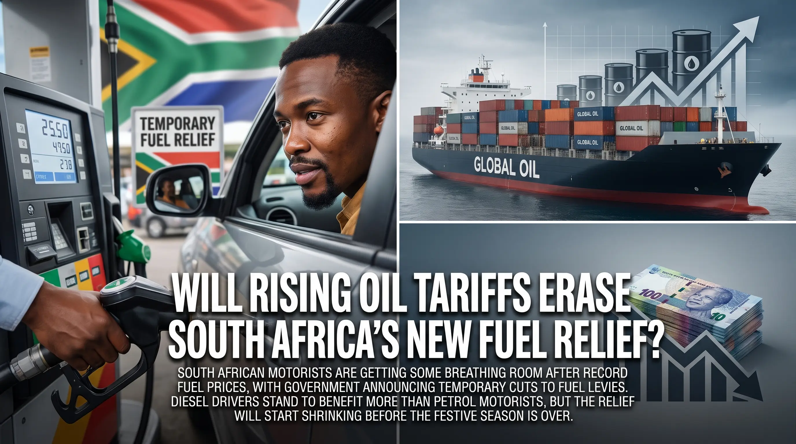Will Rising Oil Tariffs Erase South Africa's New Fuel Relief?