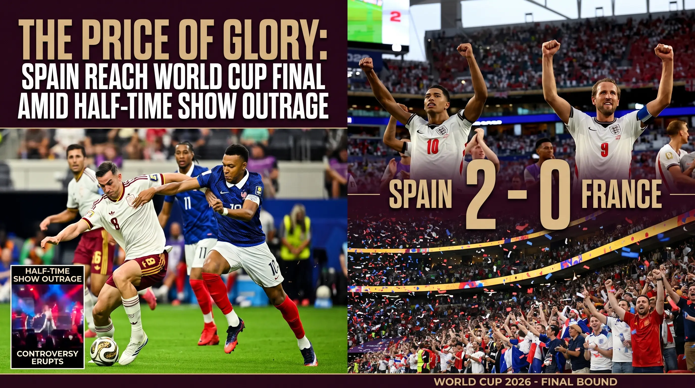 The Price of Glory: Spain Reach World Cup Final Amid Half Time Show Outrage
