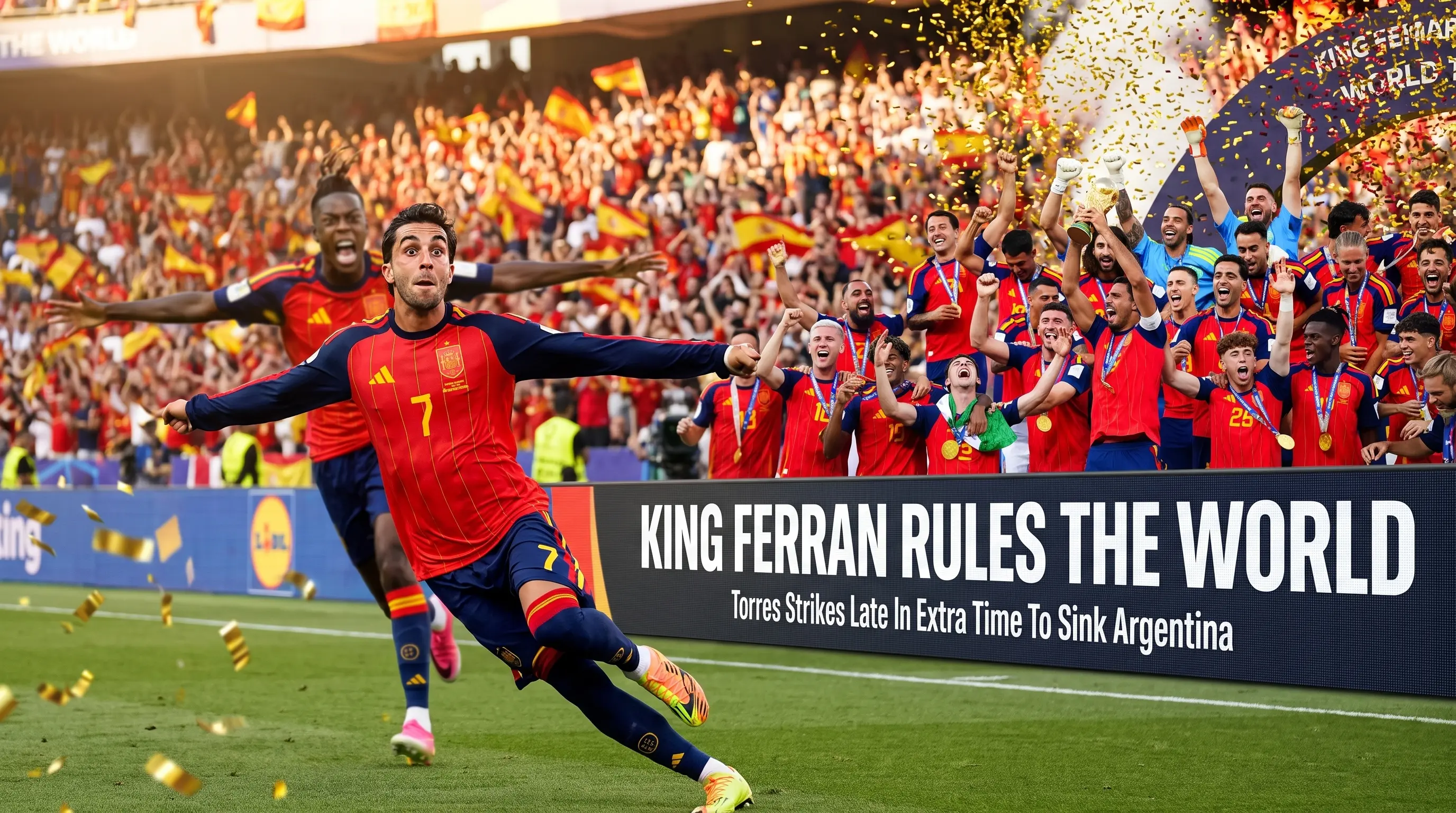 King Ferran Rules The World: Torres Strikes Late In Extra Time To Sink Argentina