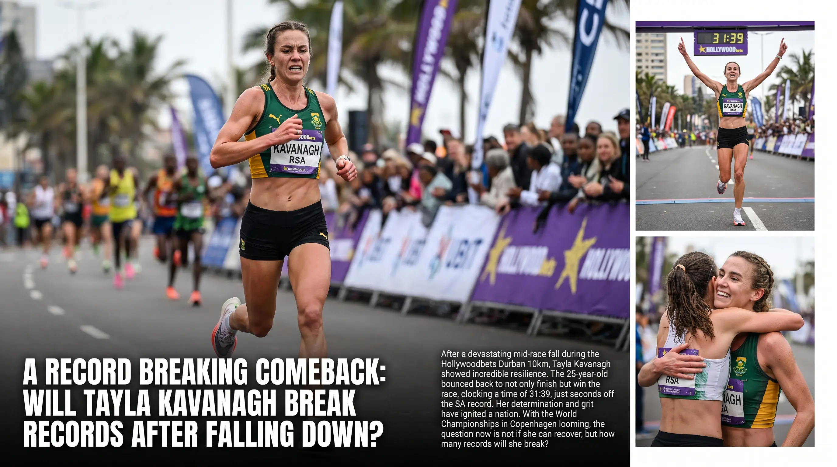 Will Tayla Kavanagh Break Records After Falling Down