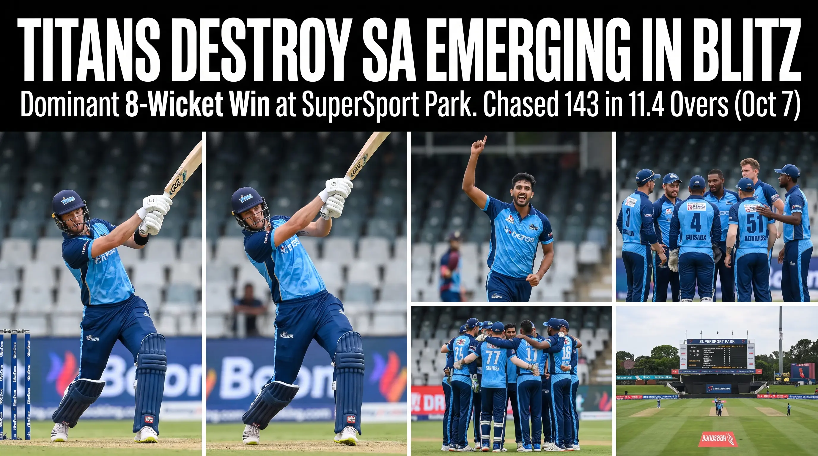 Did the Titans Just Destroy SA Emerging in an Absolute Blitz?