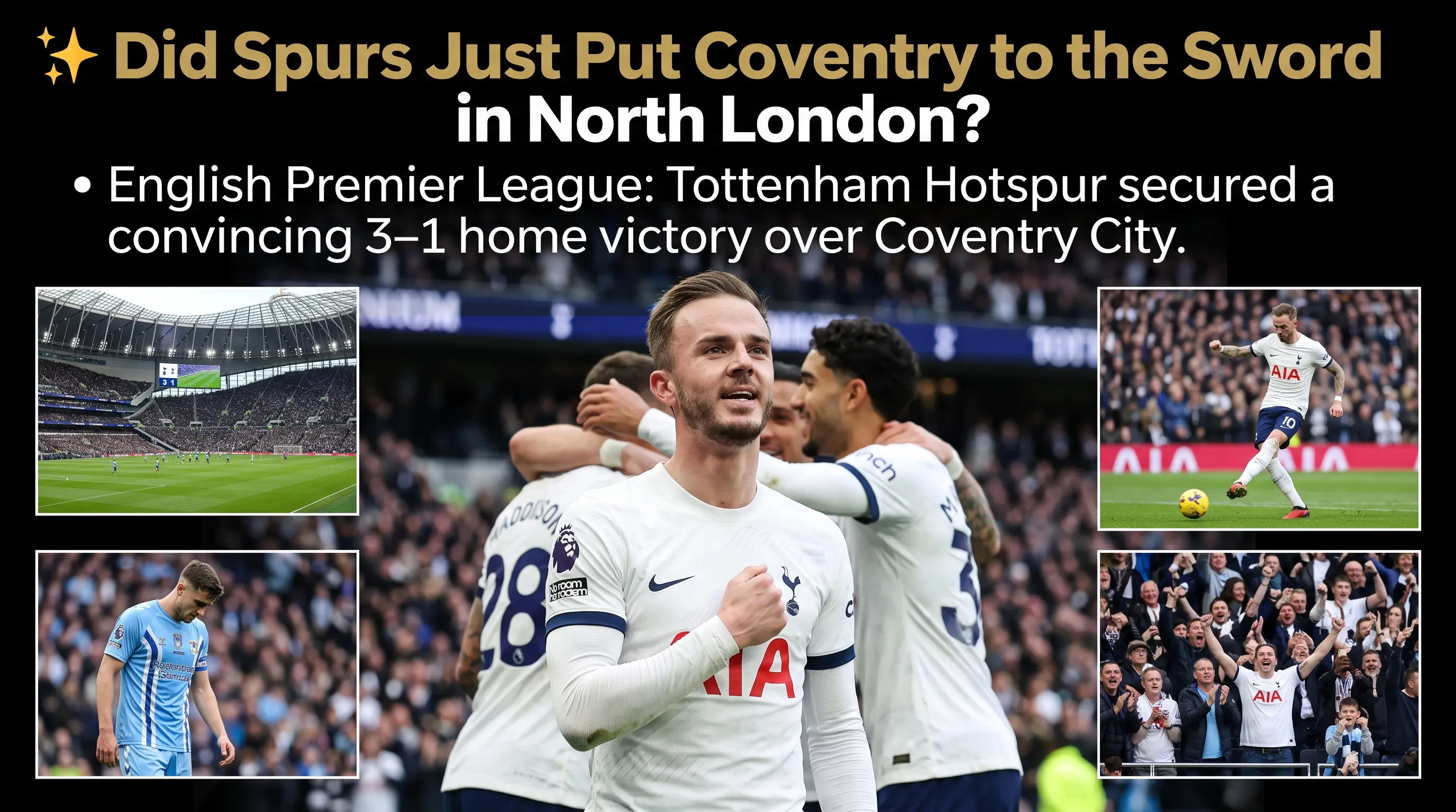 Did Spurs Just Put Coventry to the Sword in North London?