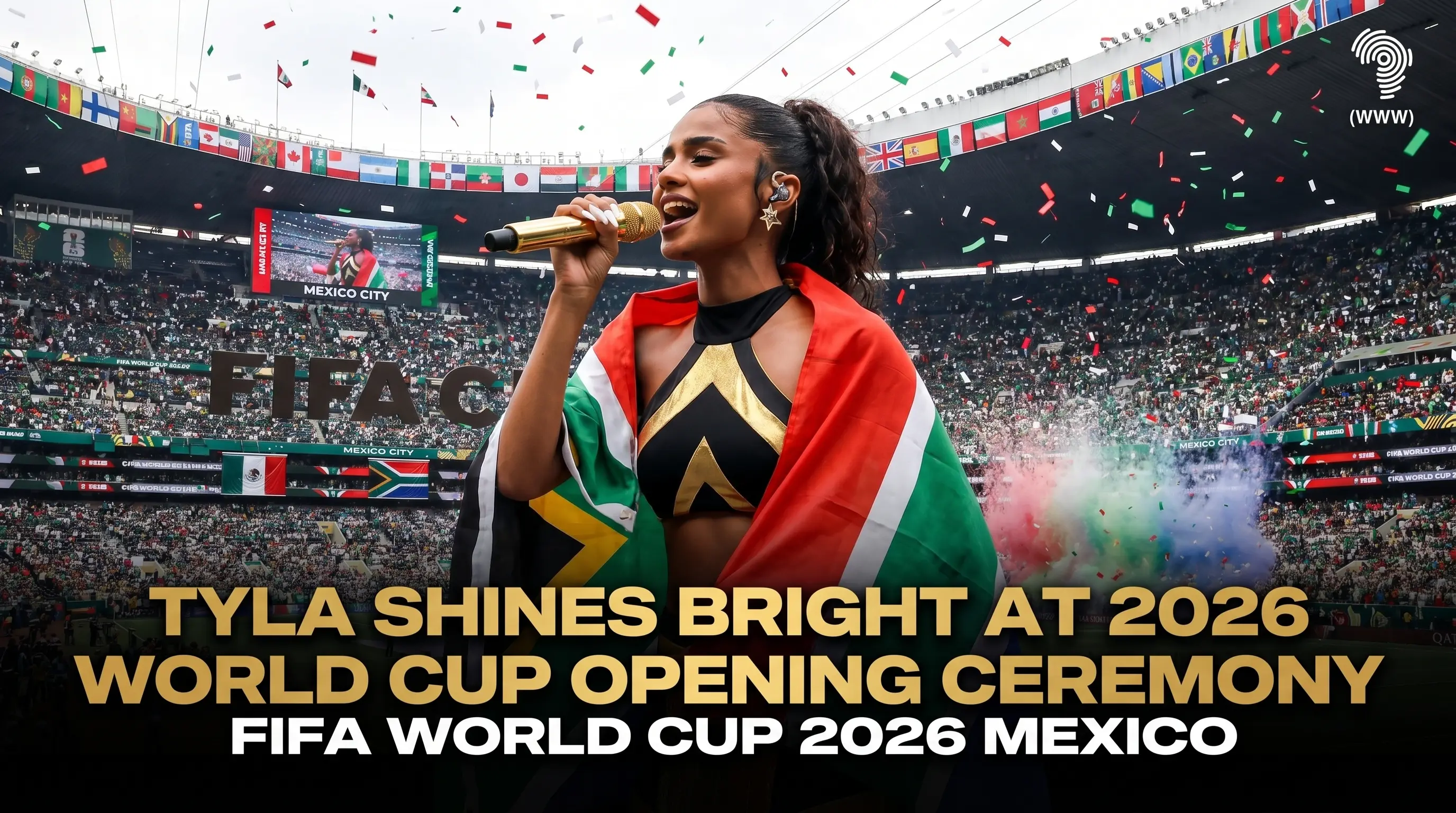 Tyla Shines Bright At The World Cup Opening Ceremony
