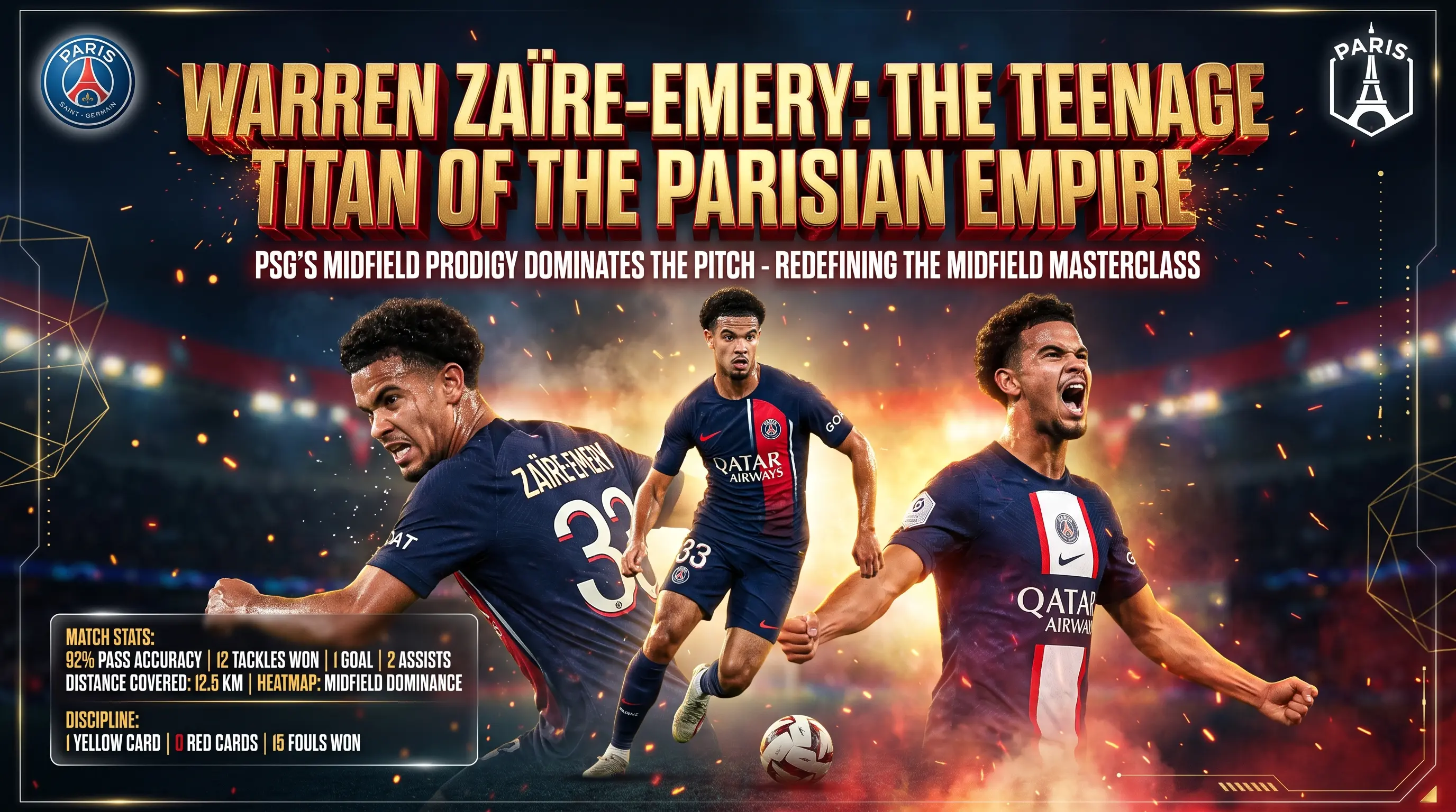 Warren Zaïre Emery: The Teenage Titan of the Parisian Empire
