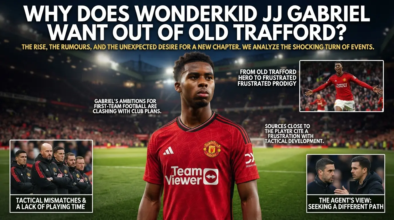 Why Does Wonderkid JJ Gabriel Want Out of Old Trafford