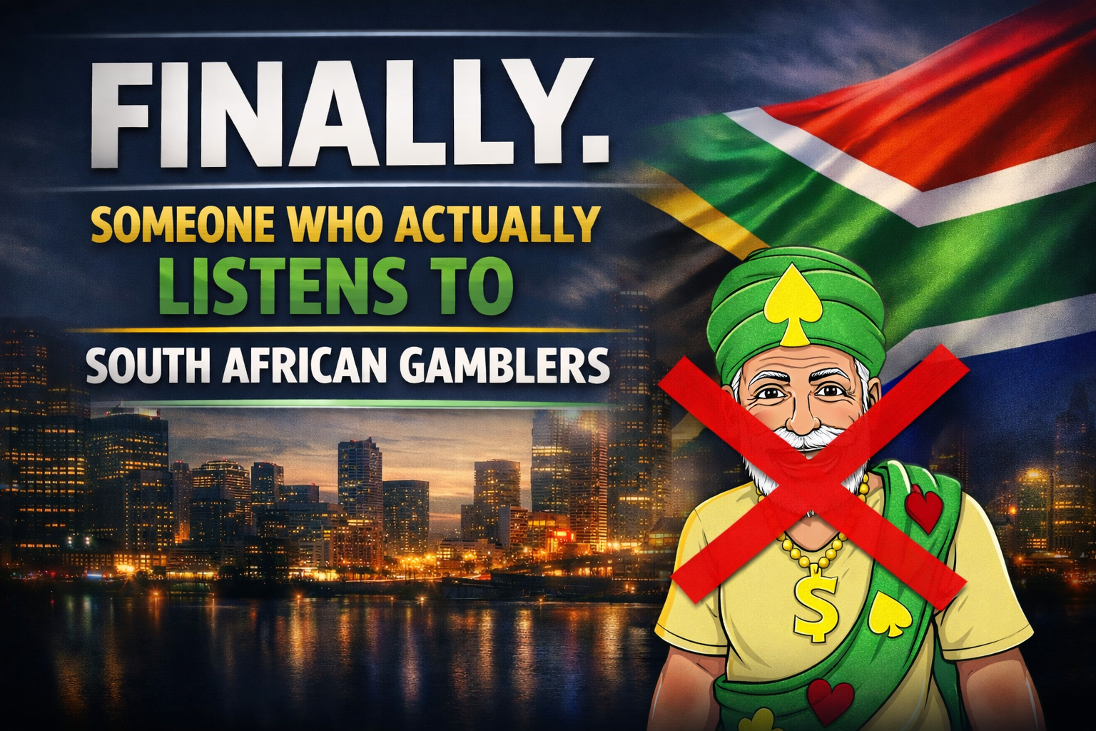 Finally. Someone Who Actually Listens to South African Gamblers