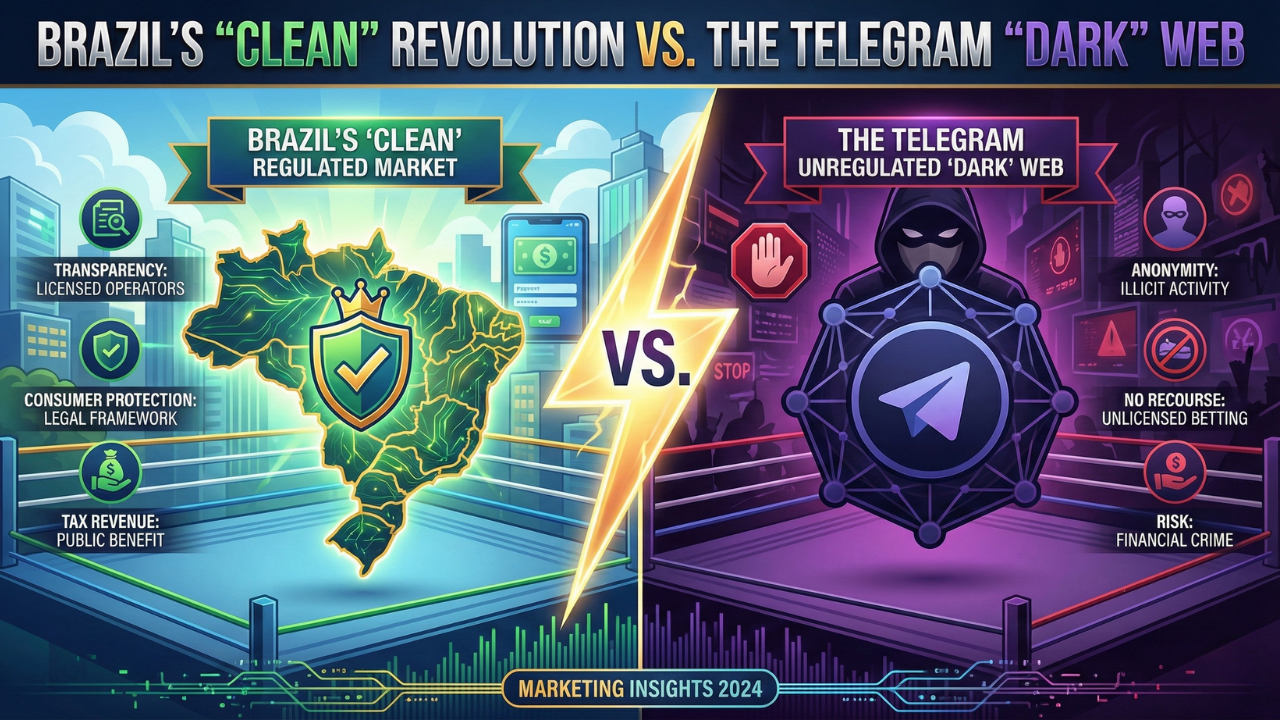 The Great Divide of 2026: Brazil's "Clean" Revolution vs. The Telegram "Dark" Web