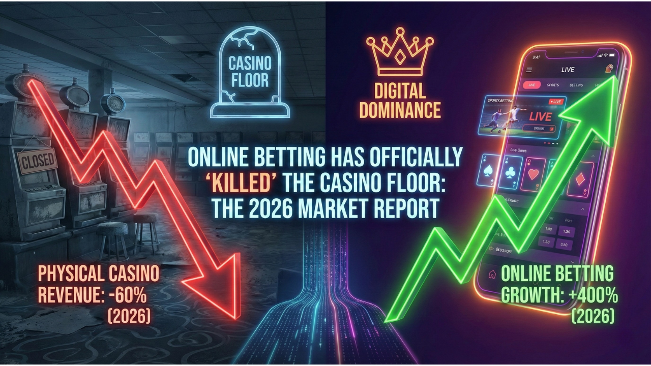 Online Betting Has Officially "Killed" the Casino Floor: The 2026 Market Report