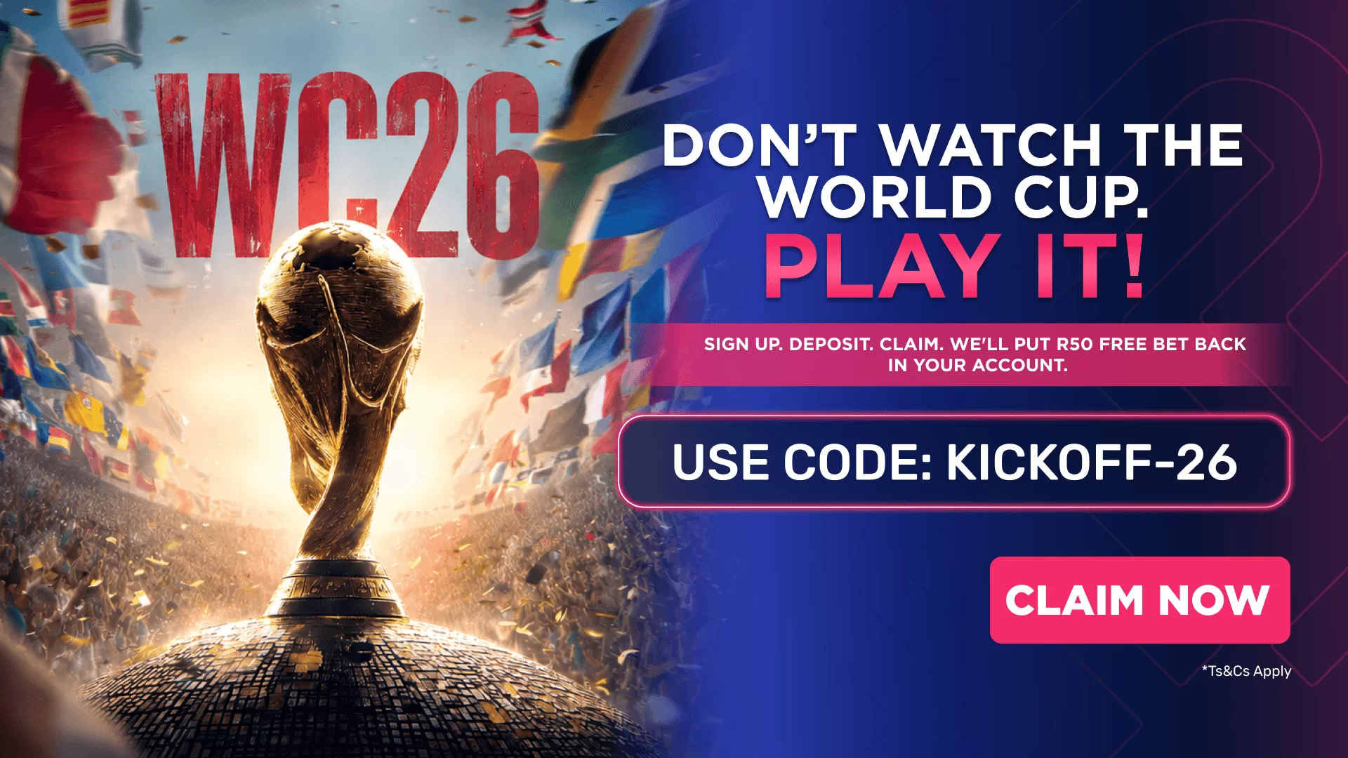 PokerBet World Cup Free Bet